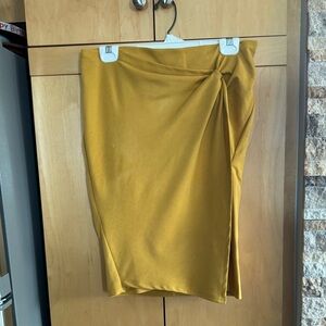 Elegant Mustard Skirt-NWOT